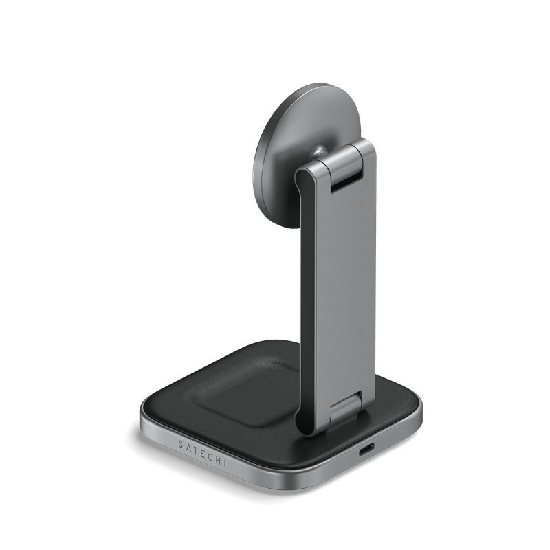 Satechi 2-in-1 Foldable Qi2 Wireless Charging Stand