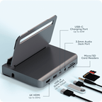 Satechi Aluminum Stand and Hub for iPad Pro