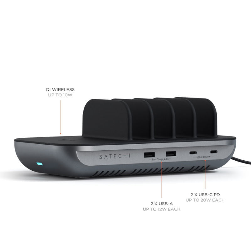Satechi Dock5 Multi-Device Charging Station W/ Wireless Charging