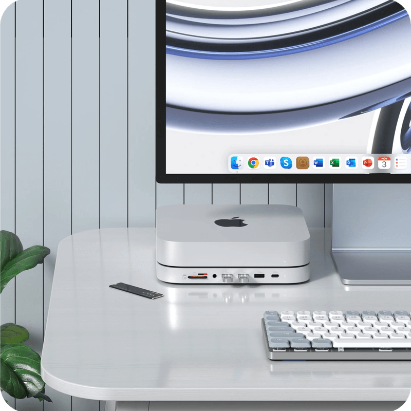 Satechi STAND & HUB for Mac Mini With SSD Enclosure