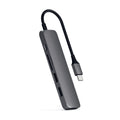 Satechi Slim Aluminum Type-C Multi-Port Adapter V2 - Space Gray