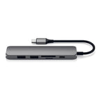 Satechi Slim Aluminum Type-C Multi-Port Adapter V2 - Space Gray