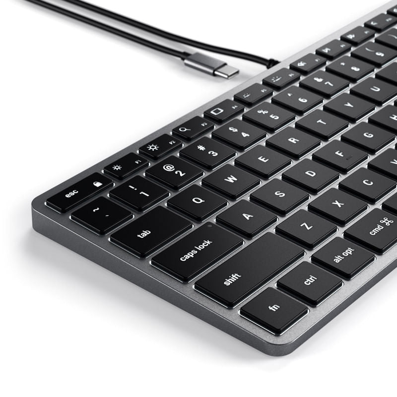 Satechi Slim W1 Wired Backlit Keyboards for Mac