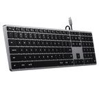 Satechi Slim W3 Wired Backlit Keyboards for Mac