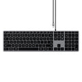 Satechi Slim W3 Wired Backlit Keyboards for Mac