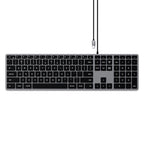 Satechi Slim W3 Wired Backlit Keyboards for Mac