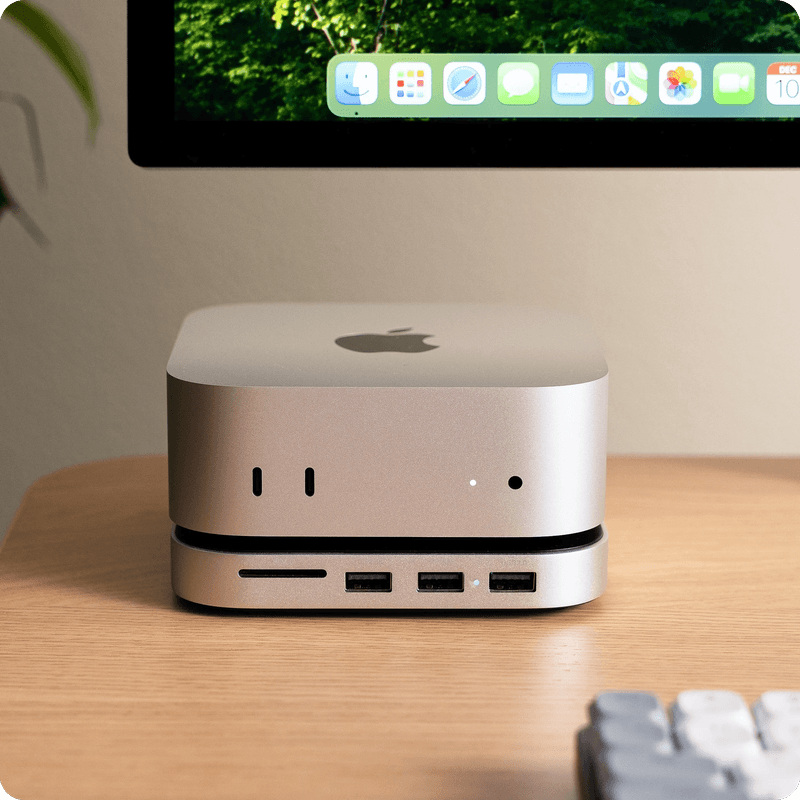 Satechi Stand & Hub with M.2 SSD Enclosure for Apple Mac Mini M4