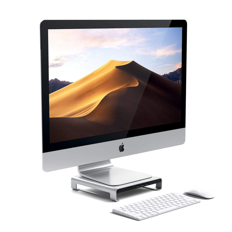 Satechi TYPE-C ALUMINUM MONITOR STAND HUB FOR iMac