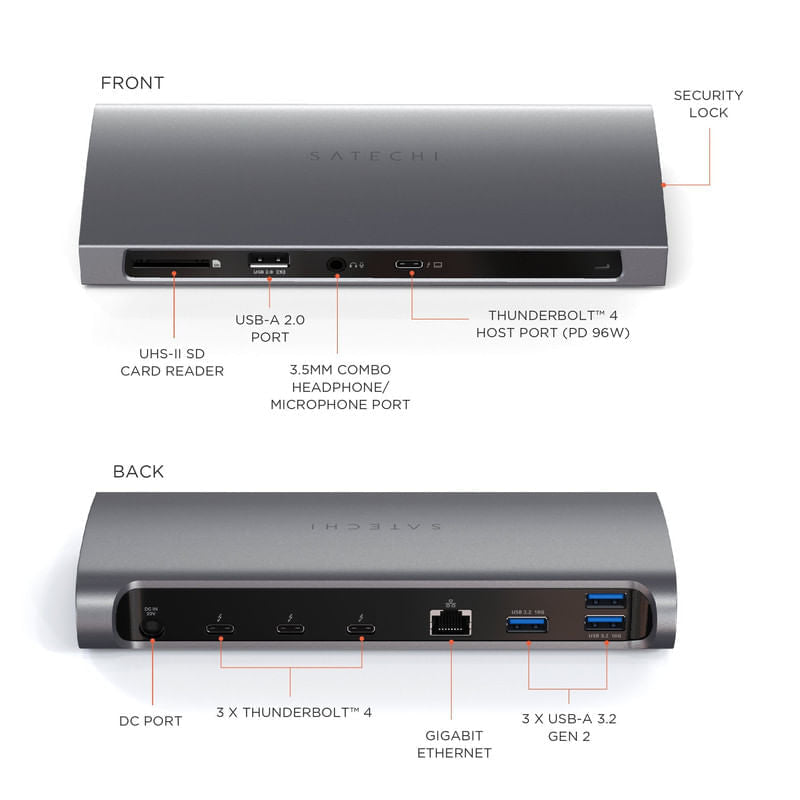 Satechi Thunderbolt 4 Dock Multiport