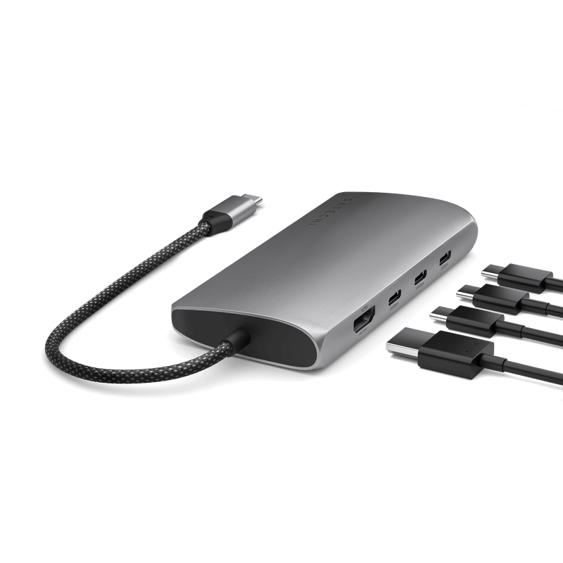 Satechi Adaptador multipuerto USB-C 8K con Ethernet V3