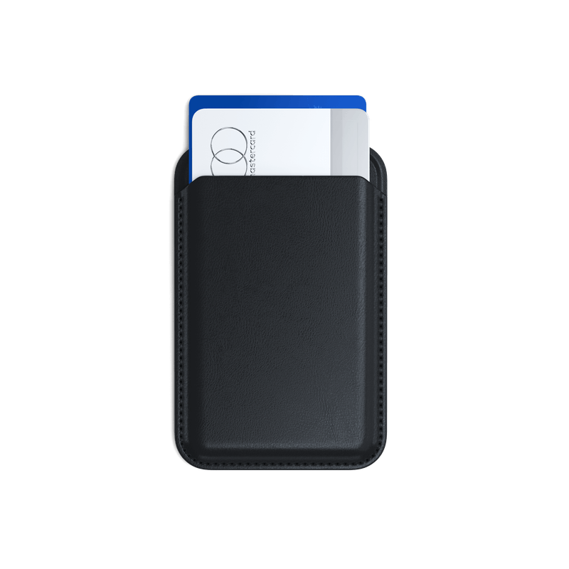 Satechi Vegan Leather Magnetic Wallet for iPhone - Black