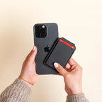 Satechi Vegan Leather Magnetic Wallet for iPhone - Black