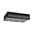 Extractor de Grasa DRIJA LED Acero Inoxidable Negro SLIM TOUCH 76 BLACK