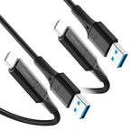 Spigen ArcWireTM USB-C  to USB-A 3.2 Gen 1 Cable (2Pack)