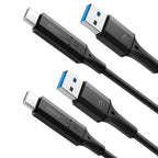 Spigen ArcWireTM USB-C  to USB-A 3.2 Gen 1 Cable (2Pack)