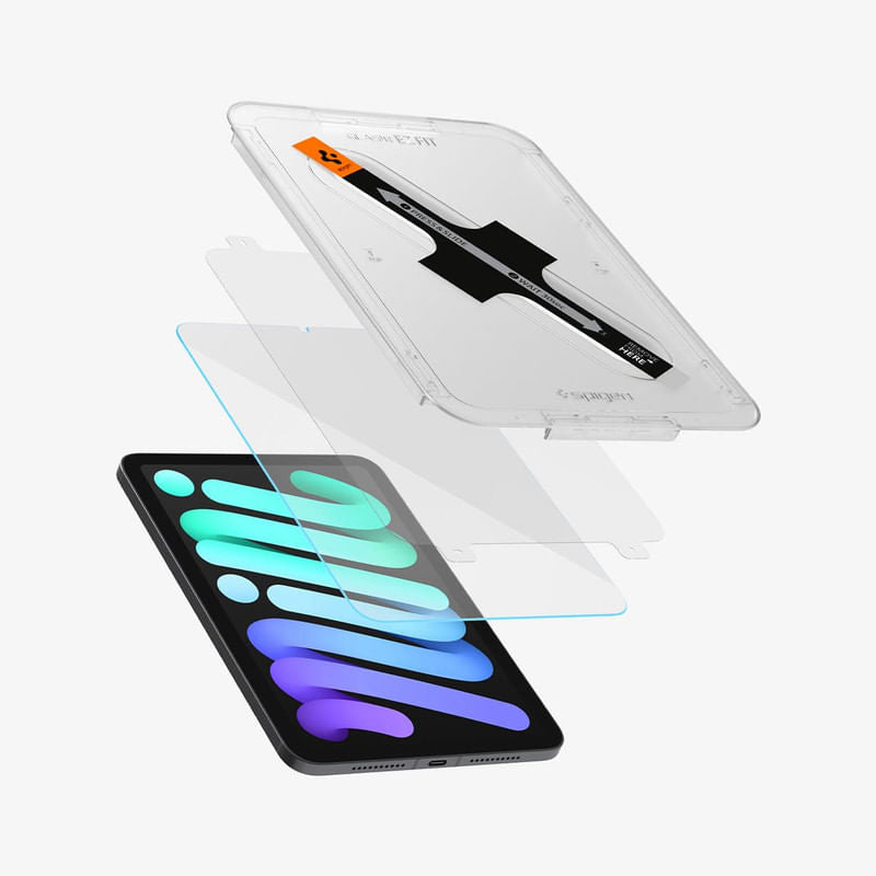 Spigen EZ FIT Glas.tR Screen Protector for iPad Mini 6