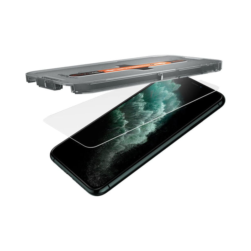 Spigen Tempered Glass Screen Protector Designed for iPhone 11 Pro Max/iPhone Xs Max (2 Pack)