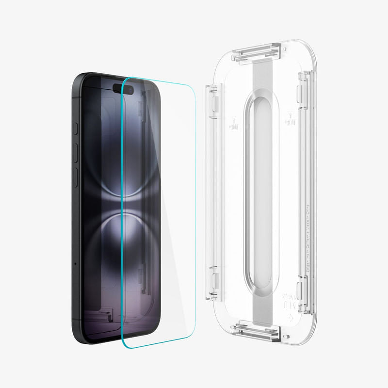 Spigen iPhone 16 Plus / iPhone 15 Plus Screen Protector GLAS.tR EZ Fit Sensor Protected