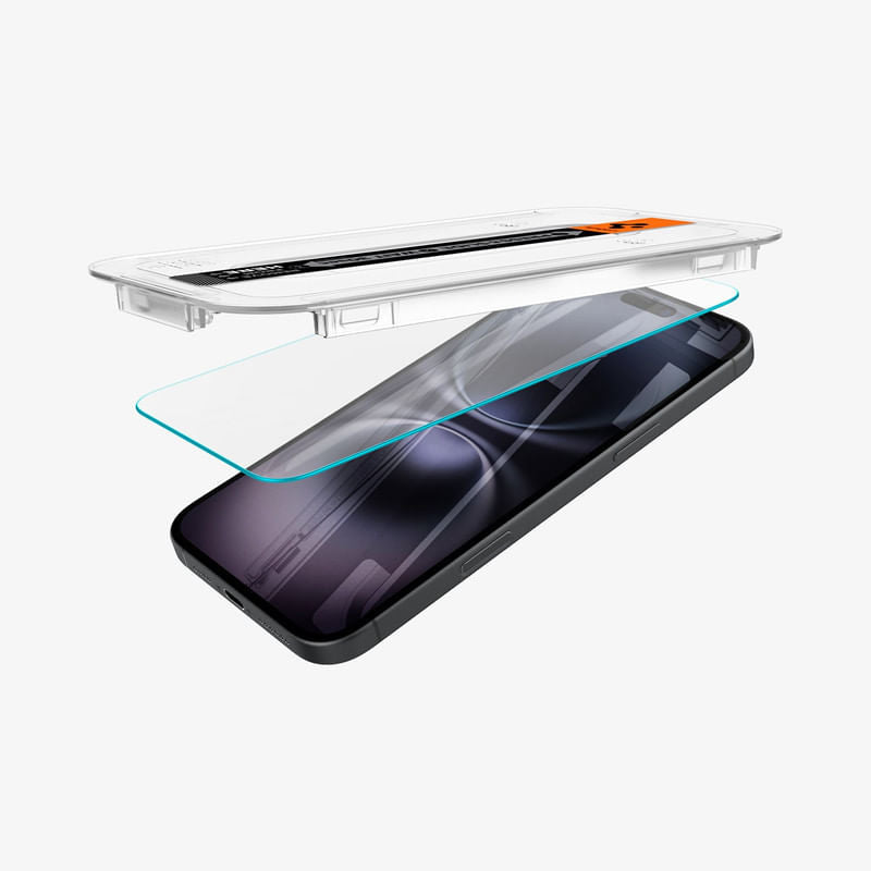 Spigen iPhone 16 Plus / iPhone 15 Plus Screen Protector GLAS.tR EZ Fit Sensor Protected