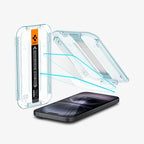 Spigen iPhone 16 Plus / iPhone 15 Plus Screen Protector GLAS.tR EZ Fit Sensor Protected