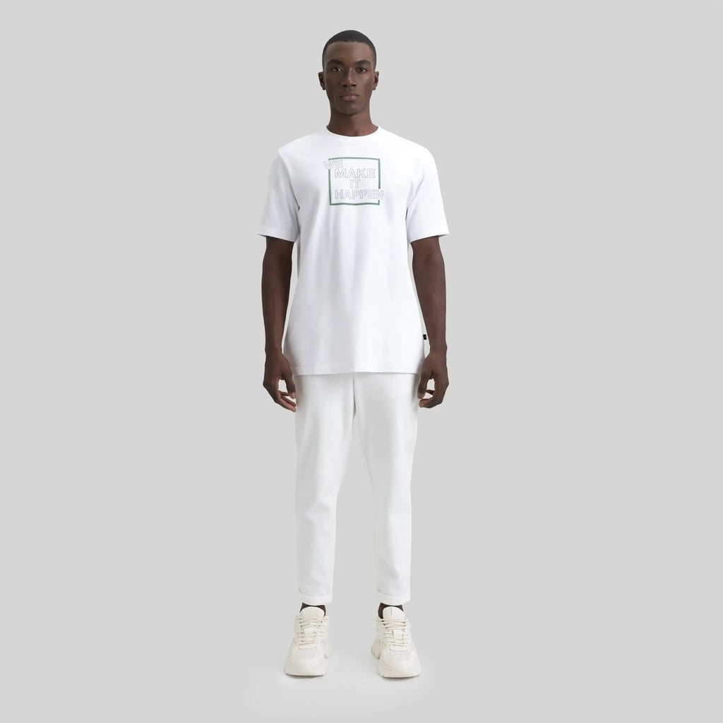 NUVOLARI T-SHIRT WHITE - Monastery
