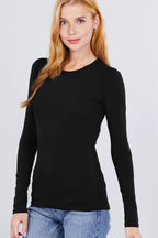Top Active Basic Mangas Largas Liso Para Damas by Active Basic