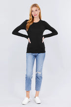 Top Active Basic Mangas Largas Liso Para Damas by Active Basic
