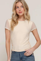 Blusa Active Basic Mangas Cortas Lisa Para Damas by Active Basic