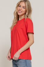 Camiseta Active Basic Mangas Cortas Lisa Para Damas by Active Basic