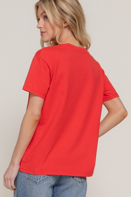 Camiseta Active Basic Mangas Cortas Lisa Para Damas by Active Basic