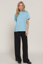 Camiseta Active Basic Mangas Cortas Lisa Para Damas by Active Basic