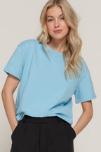 Camiseta Active Basic Mangas Cortas Lisa Para Damas by Active Basic