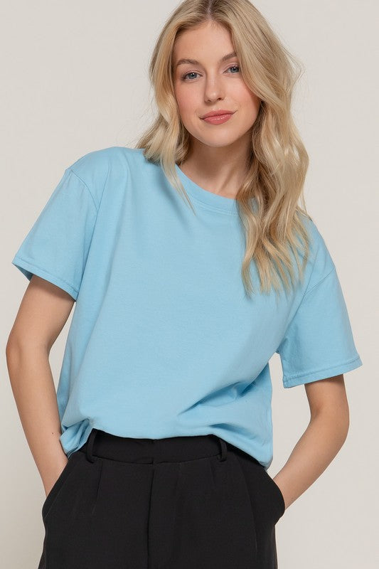 Camiseta Active Basic Mangas Cortas Lisa Para Damas by Active Basic