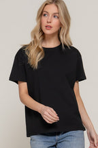 Camiseta Active Basic Mangas Cortas Lisa Para Damas by Active Basic