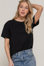 Camiseta Active Basic Mangas Cortas Lisa Para Damas by Active Basic