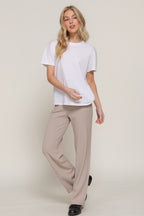 Camiseta Active Basic Mangas Cortas Lisa Para Damas by Active Basic