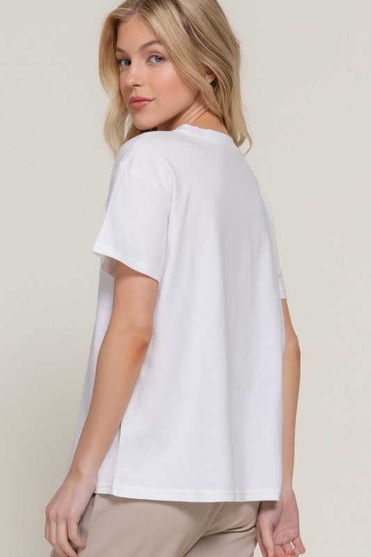 Camiseta Active Basic Mangas Cortas Lisa Para Damas by Active Basic