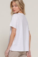 Camiseta Active Basic Mangas Cortas Lisa Para Damas by Active Basic