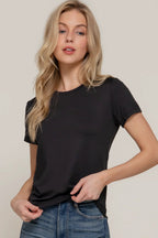Camiseta Active Basic Mangas Cortas Lisa Para Damas by Active Basic