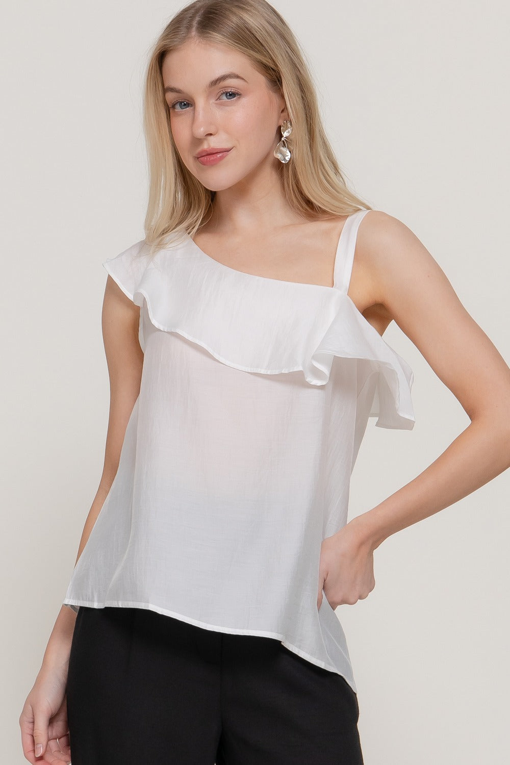 Blusa Active Basic sin Mangas Lisa para Damas
