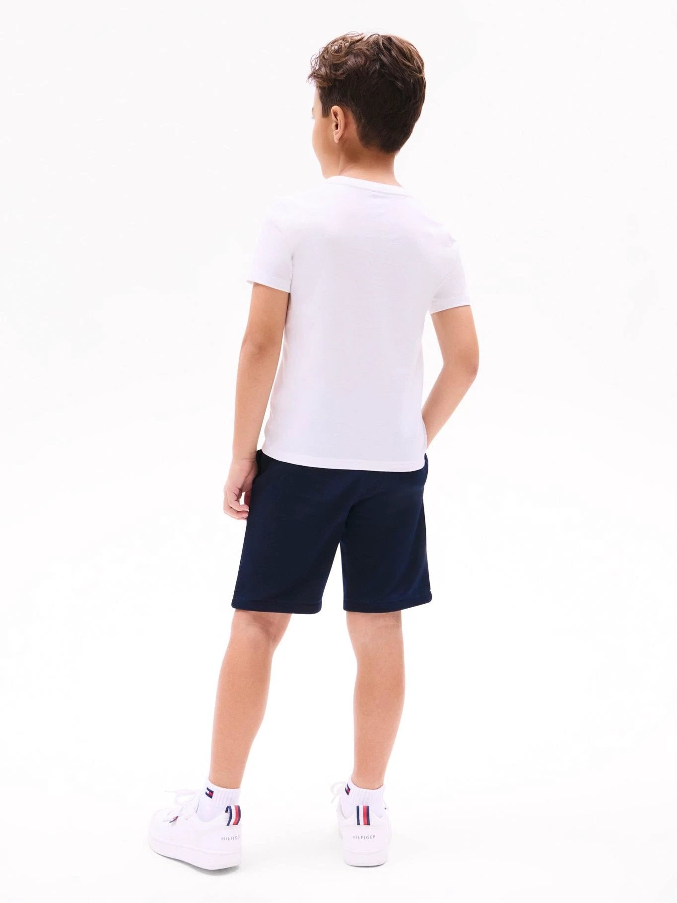 Camiseta Tommy Hilfiger Mangas Cortas Lisa Para Niños by Tommy Hilfiger