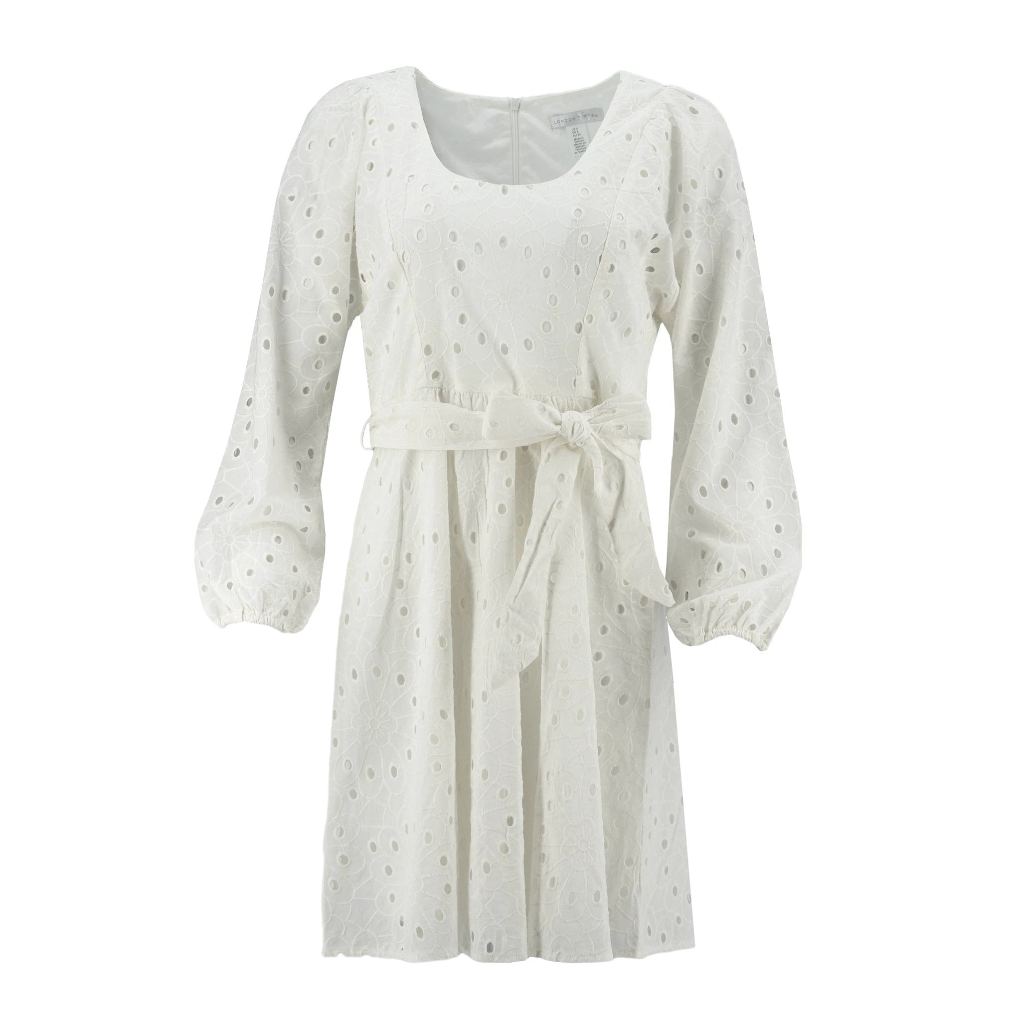 Vestido London Time Mangas Largas Liso P/ Damas by London Times