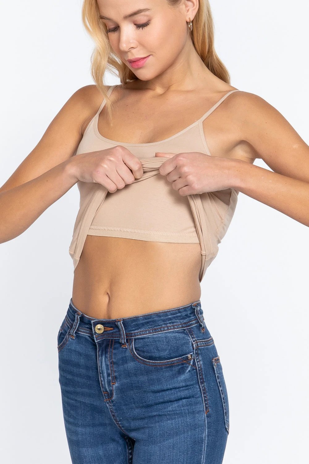 Top Active Basic Tiros Lisa Para Damas T9670 by Active Basic