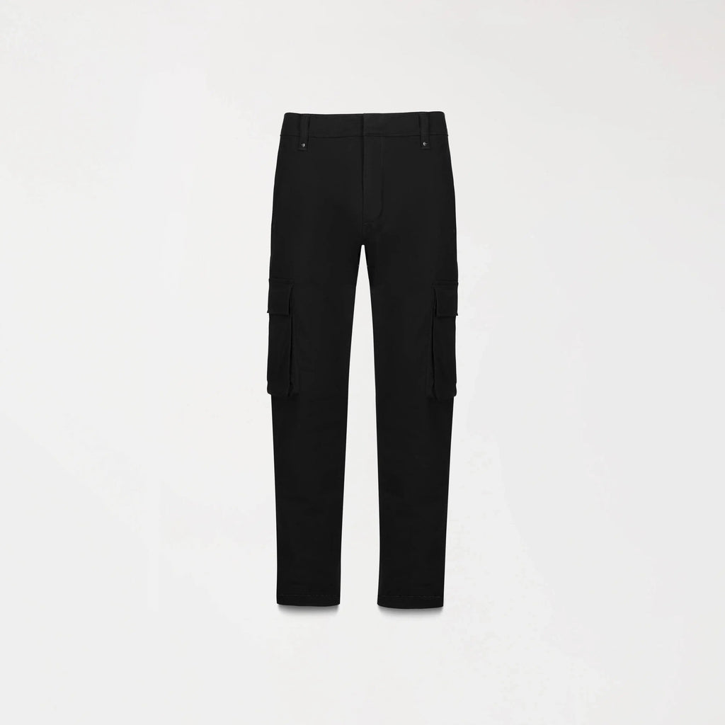 PANTALON CARGO TALVERTON NEGRO FRENTE - MONASTERY