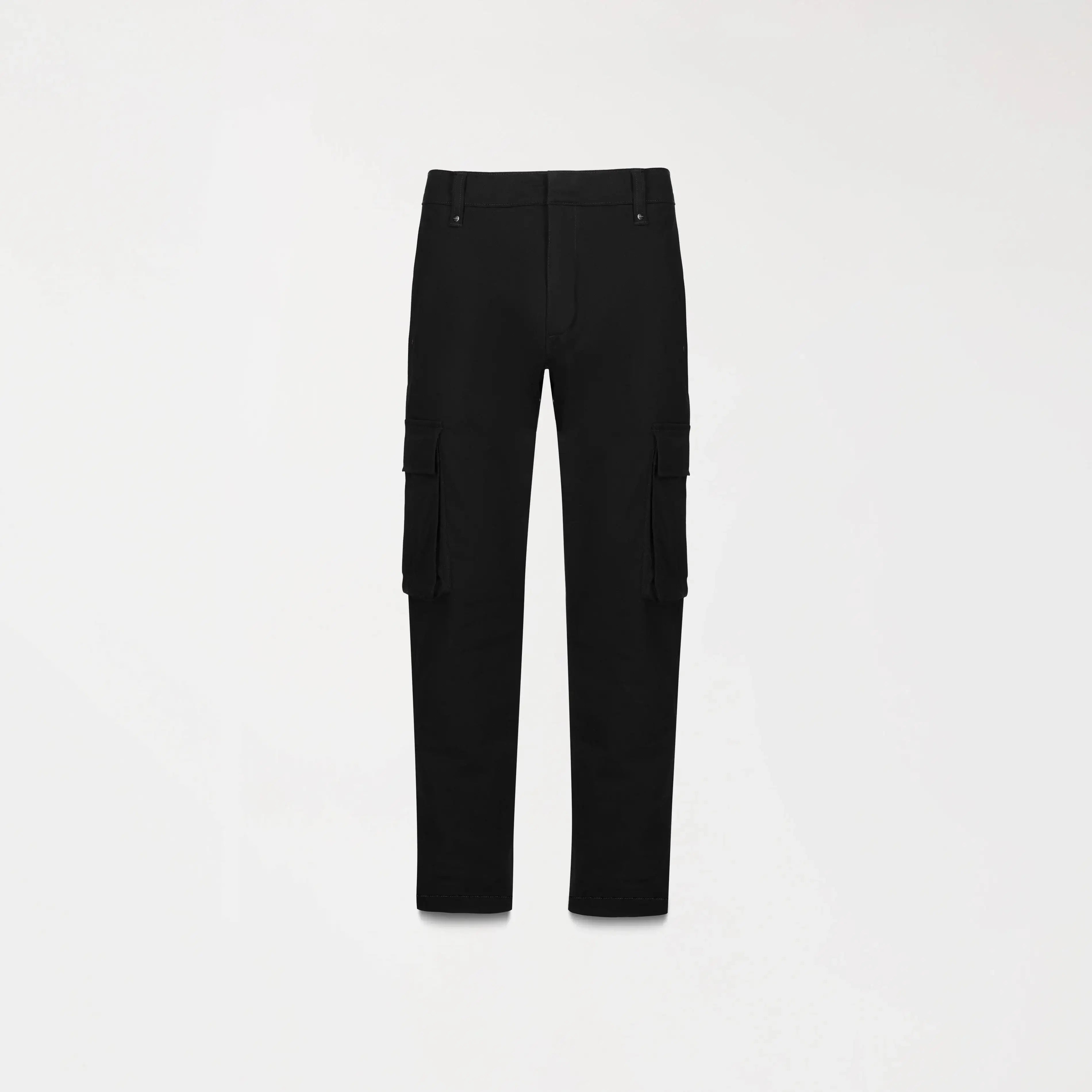 PANTALON CARGO TALVERTON NEGRO FRENTE - MONASTERY