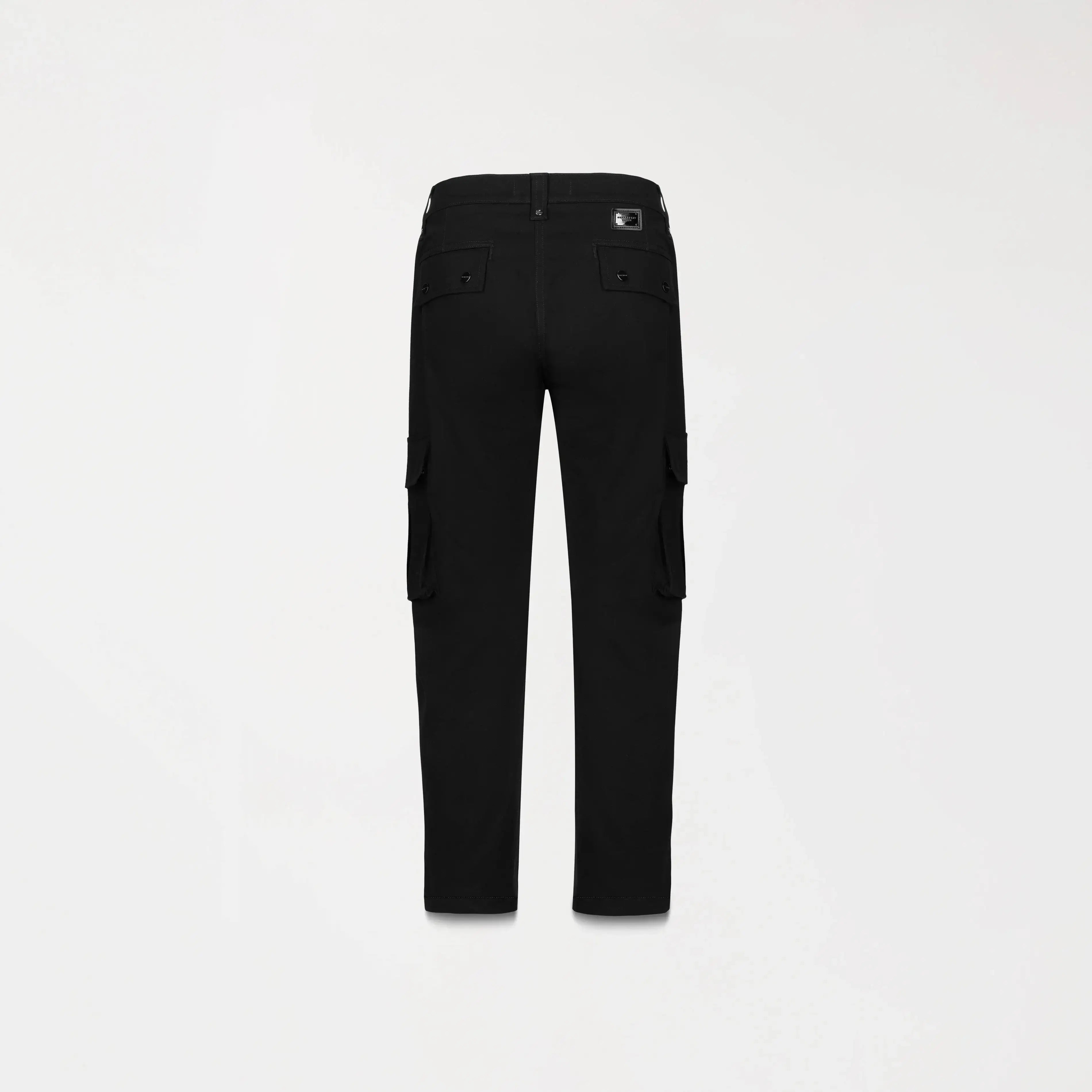 PANTALON CARGO TALVERTON NEGRO POSTERIOR - MONASTERY