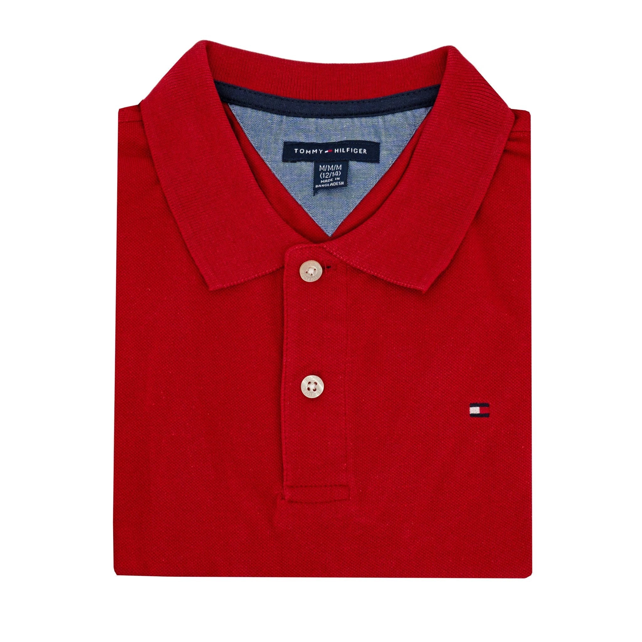 PoloShirt Tommy Hilfiger Mangas Cortas Liso P/ Niños by Tommy Hilfiger