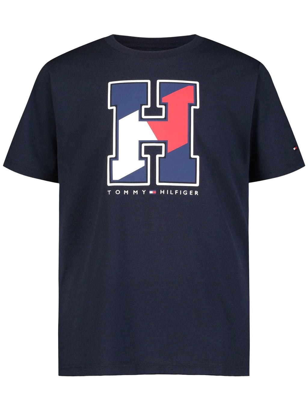 Camiseta Tommy Hilfiger Mangas Cortas Estampada Para Niños by Tommy Hilfiger