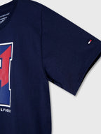 Camiseta Tommy Hilfiger Mangas Cortas Estampada Para Niños by Tommy Hilfiger