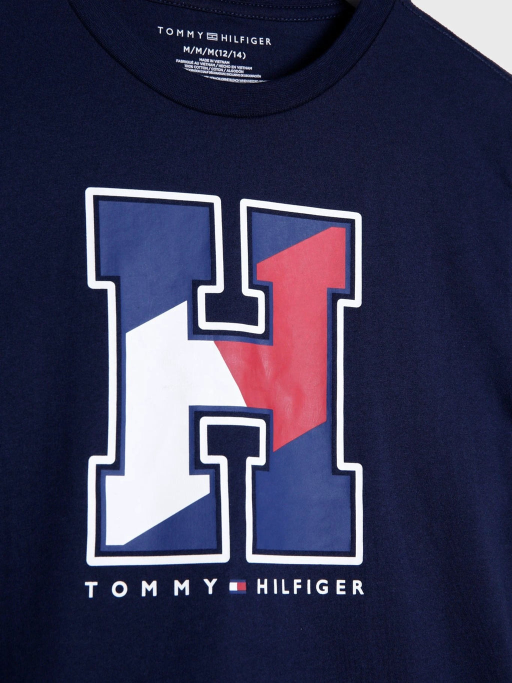Camiseta Tommy Hilfiger Mangas Cortas Estampada Para Niños by Tommy Hilfiger